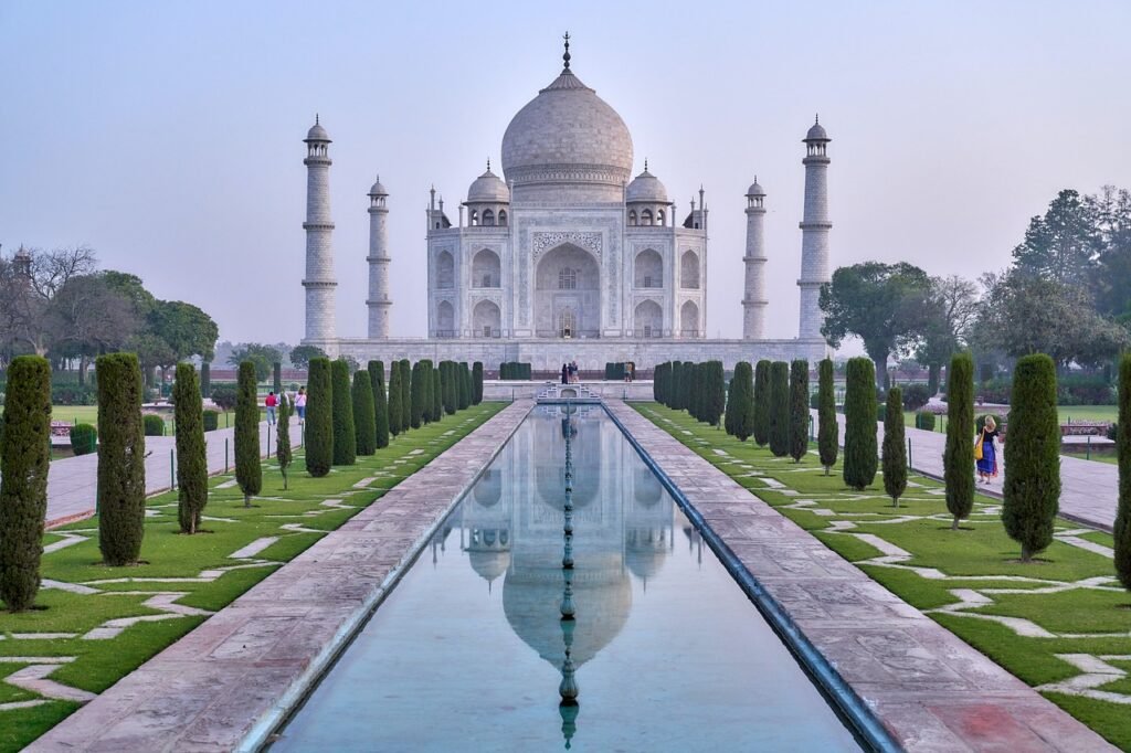 cultural tourism, taj mahal, garden, nature, very beautiful